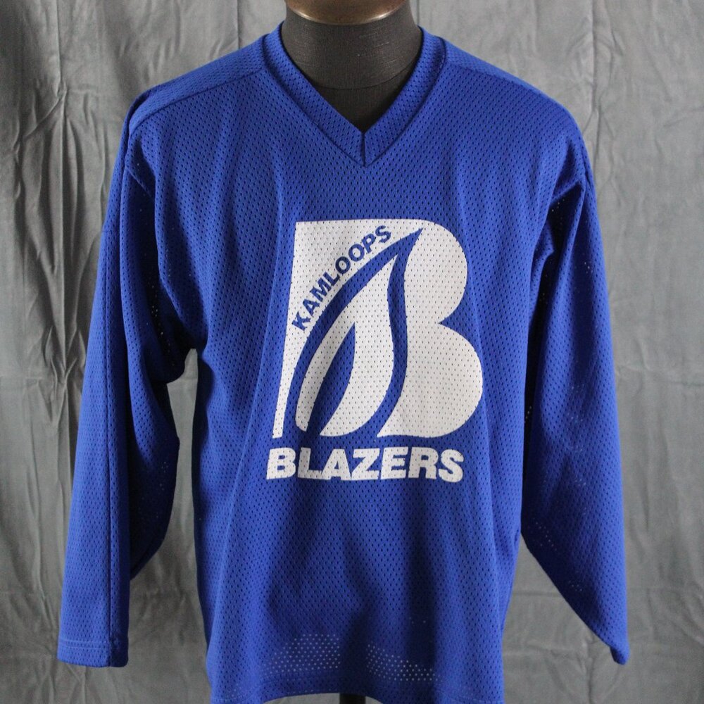 Kamloops Blazers Jersey (VTG) - Practice Jersey by Alpha - Men's Medium